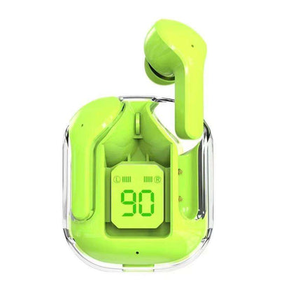 Air 31 – Transparent TWS Wireless Earbuds, Bluetooth 5.3 with LED Display, Heavy Bass & Mic - My Store