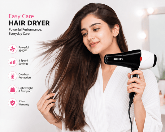 Reimiogton Hair Dryer – Foldable Travel Hair Dryer, Dual Voltage, Multiple Heat Settings, For Men & Women - Good2Gomart