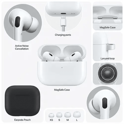 Air Pro 2 Wireless Earbuds – TWS Bluetooth 5.0/5.4 Earbuds with Charging Case, Mic & Touch Control - Good2Gomart