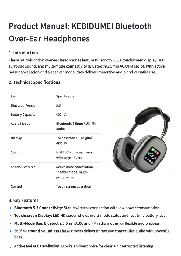 Buds Pro 4 – TWS Wireless Bluetooth Earbuds with Charging Case, Touch Control, HD Mic - Good2Gomart