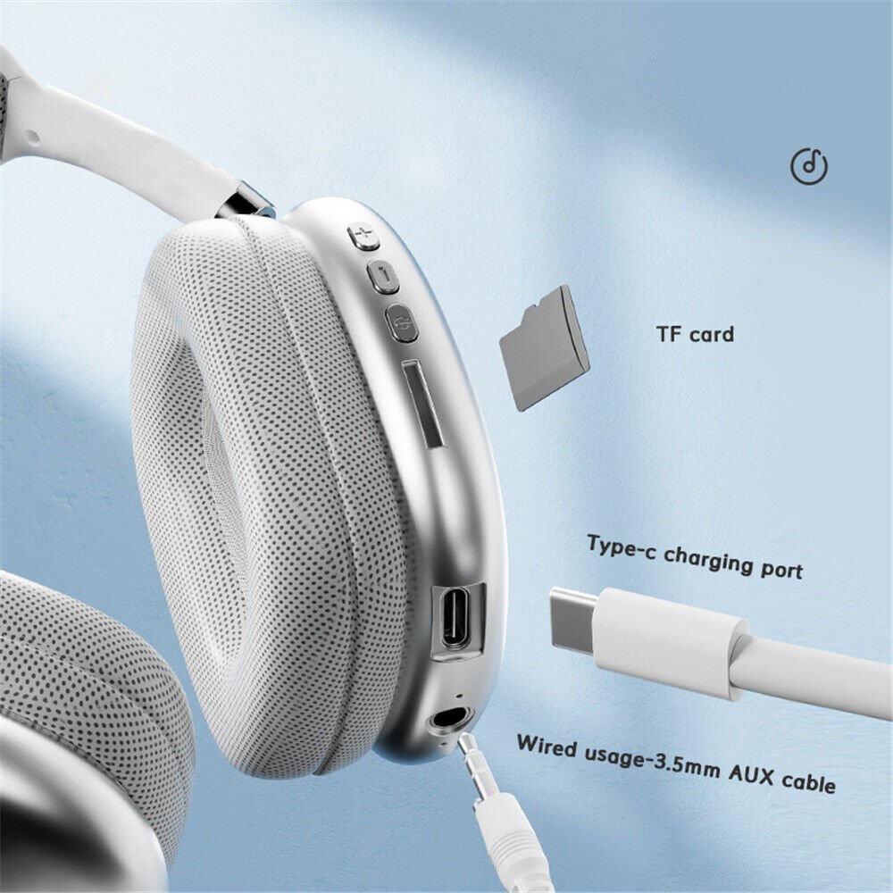 P9 Wireless Bluetooth Headphones with Mic – Noise Cancelling Stereo Sound, Foldable, Sports & Gaming Headset - My Store
