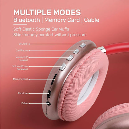 P9 Wireless Bluetooth Headphones with Mic – Noise Cancelling Stereo Sound, Foldable, Sports & Gaming Headset - My Store