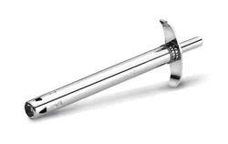 Refillable Metal Cylinder Gas Lighter with Adjustable Wind Valve Knob, Long Reach Design for Candles, BBQ, and Fireplace Lighting - Good2Gomart
